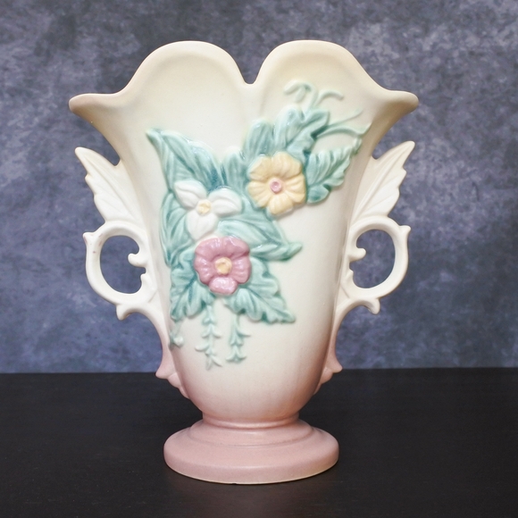 Vintage 1940s Hull Art Floral Wildflower Art Pottery Ceramic Vase